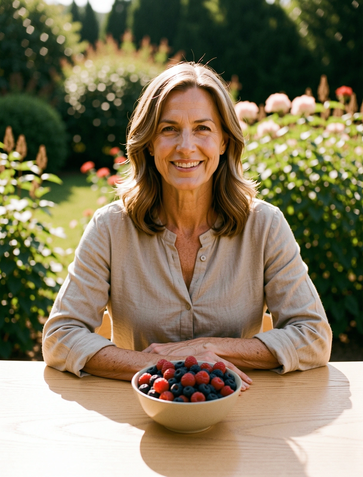Nutricionista u prirodnom ambijentu